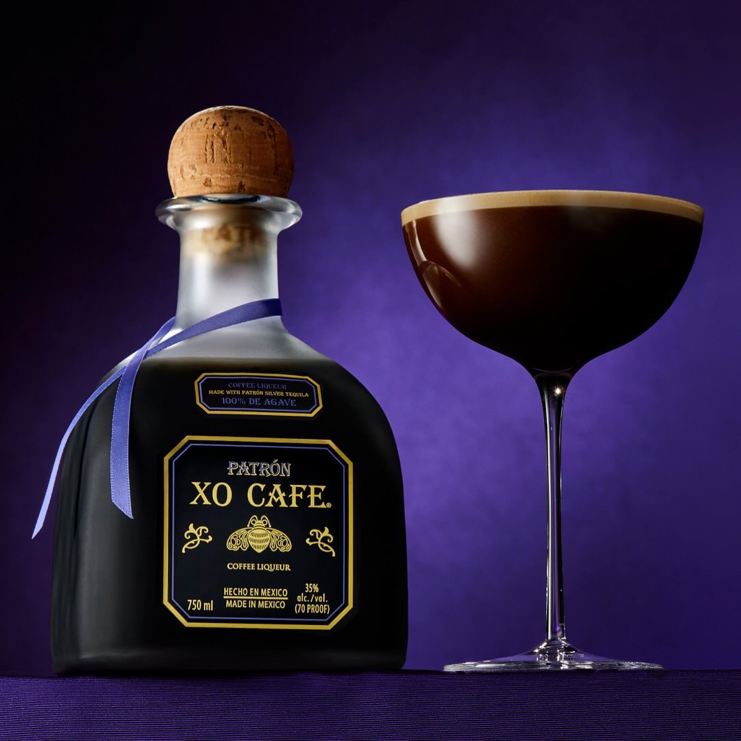 Patron 1xo cafe with glass